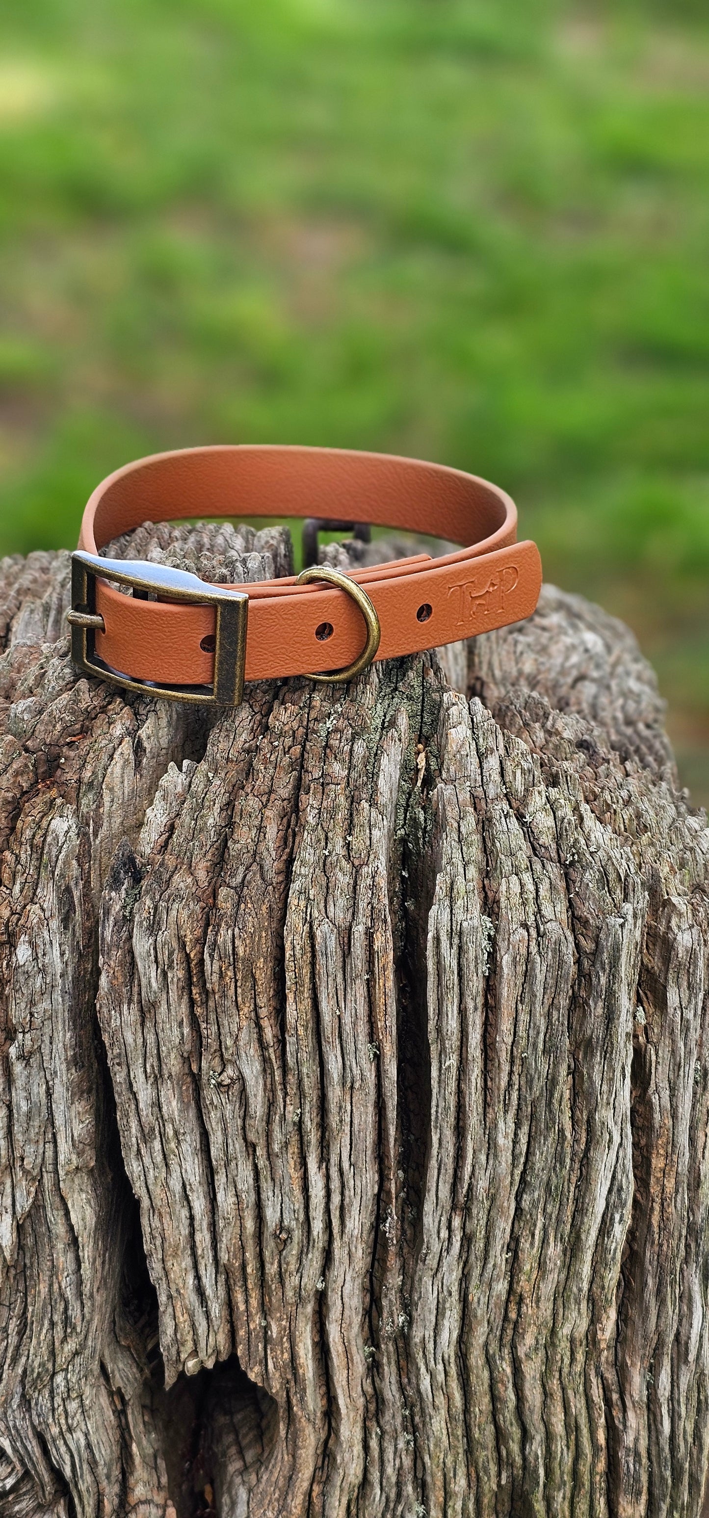 LIGHT BROWN - Waterproof BioThane© Dog Collar/Lead/Set/Bundle