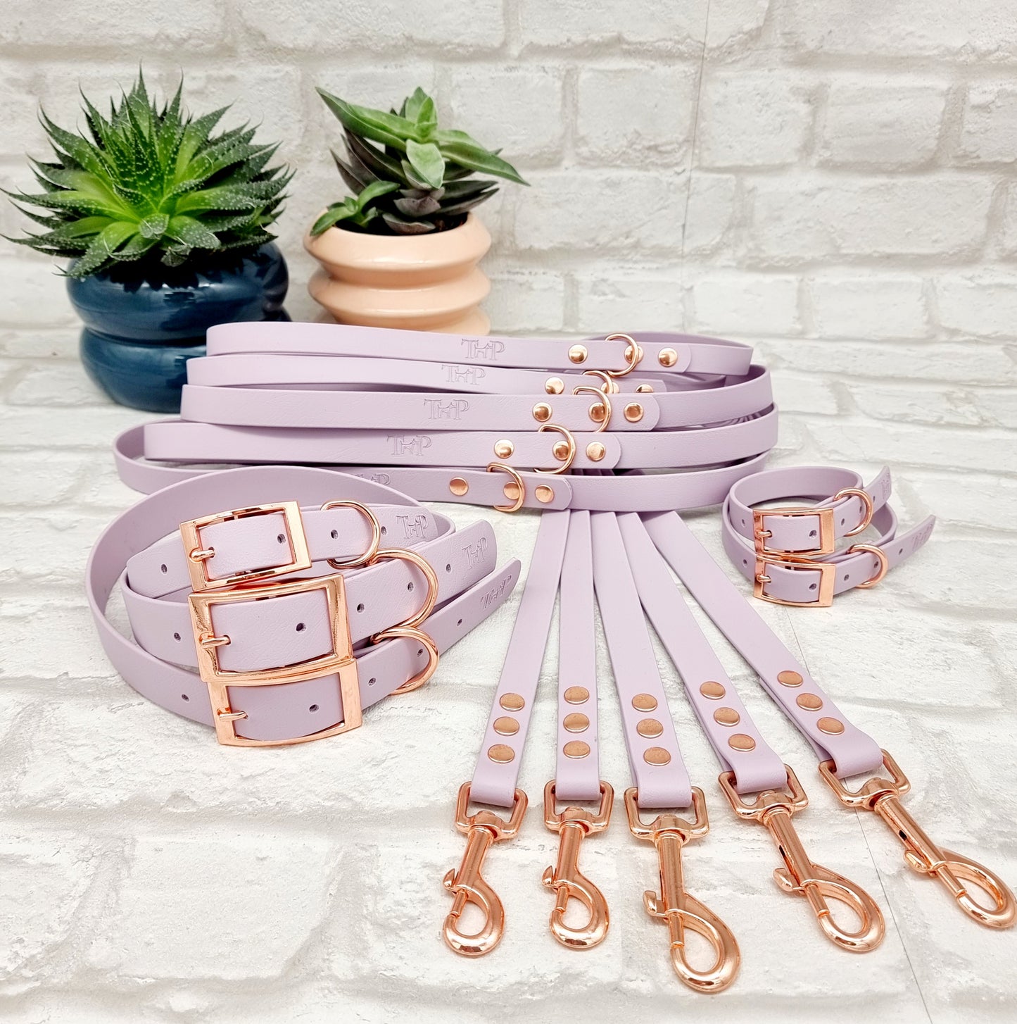 LILAC - Waterproof BioThane© Dog Collar/Lead/Set/Bundle