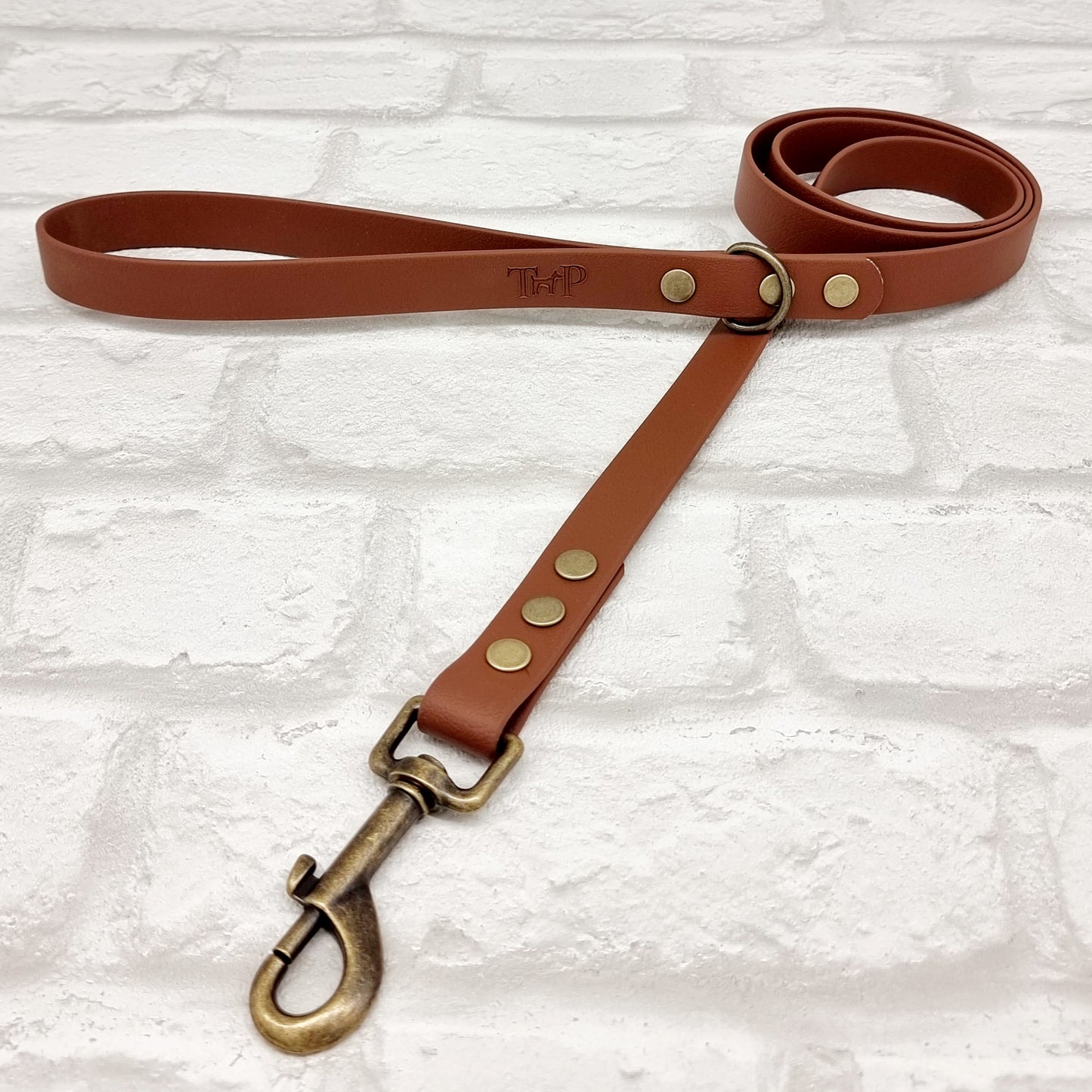 BROWN - Waterproof BioThane© Dog Collar/Lead/Set/Bundle