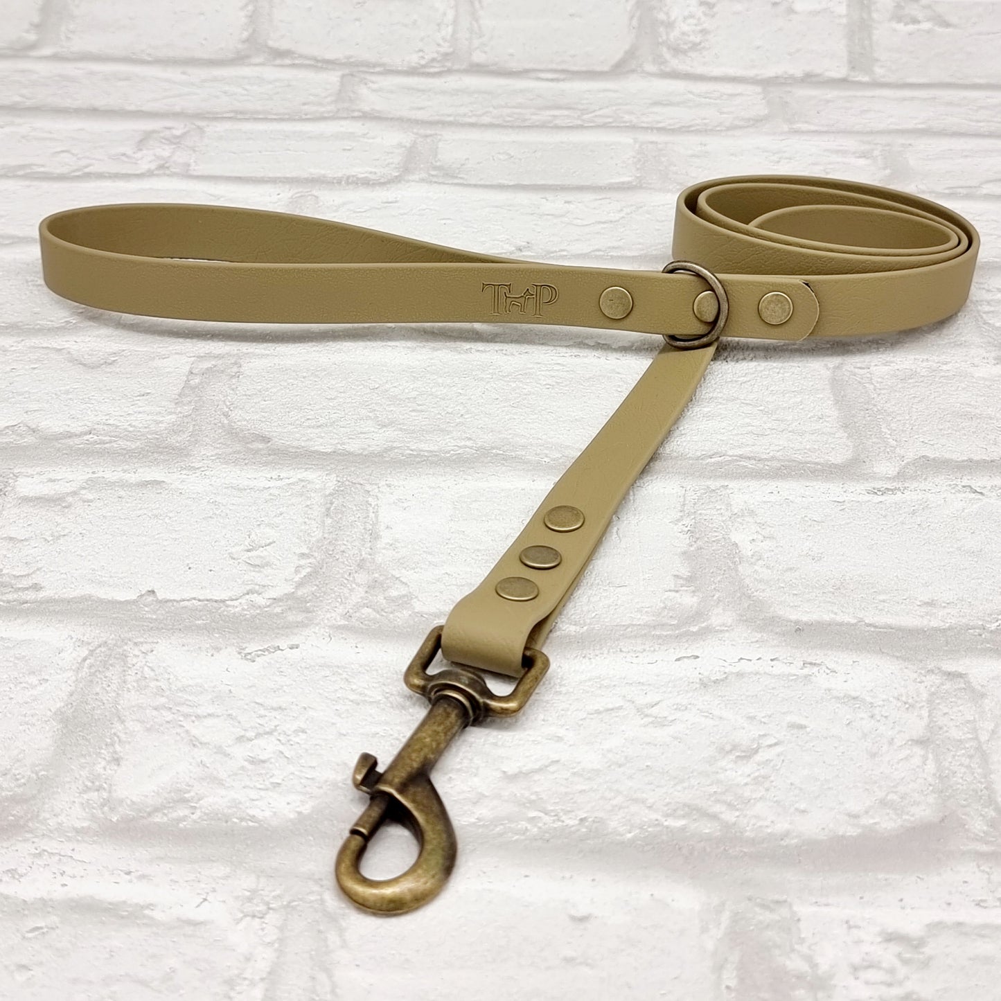 SANDSTONE - Waterproof BioThane© Dog Collar/Lead/Set/Bundle