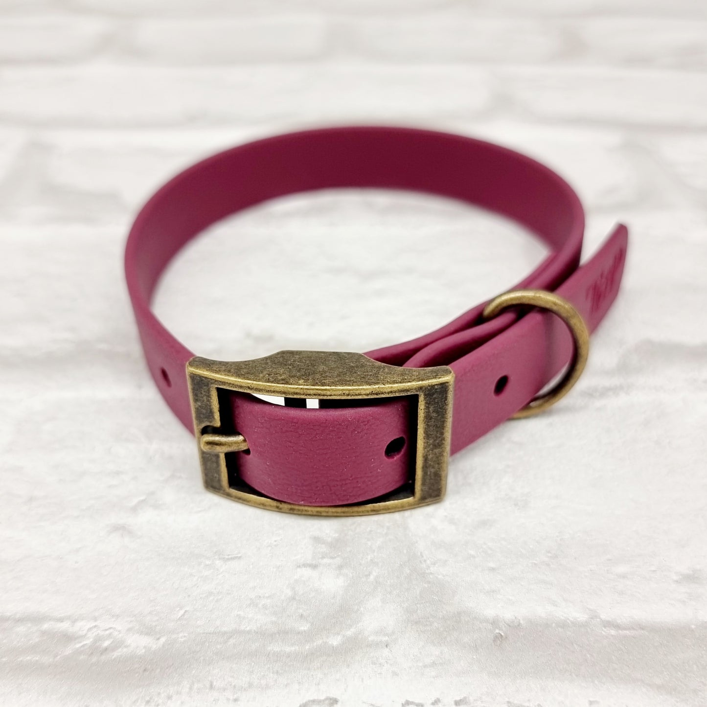 BURGUNDY - Waterproof BioThane© Dog Collar/Lead/Set/Bundle