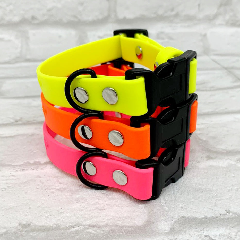 Waterproof BioThane© Fast Release Collars - Design Your Own